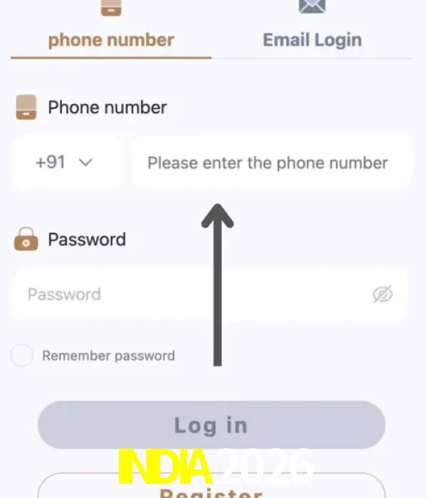 INDIA2026 login